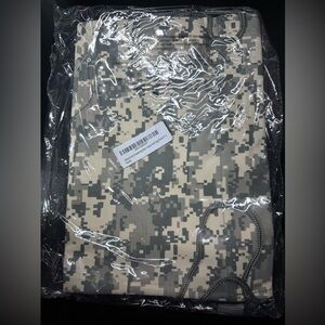 NWT ImpecGear Heavy Duty Drawstring Backpack Camo Military Camping/Hiking Bag